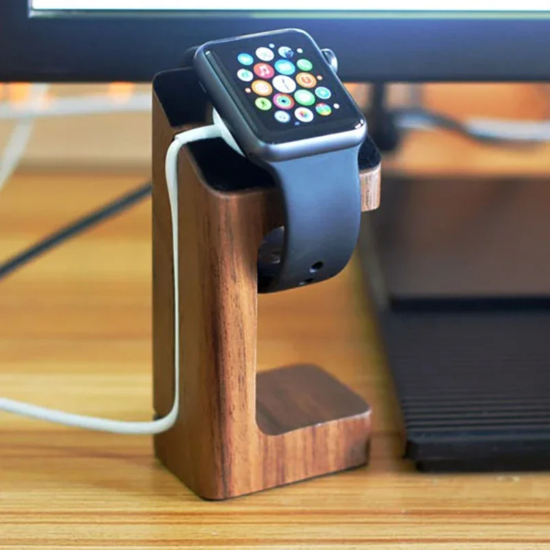 Smartwatch Apple Watch - Wooden Apple Watch Charger Stand Smartwatch