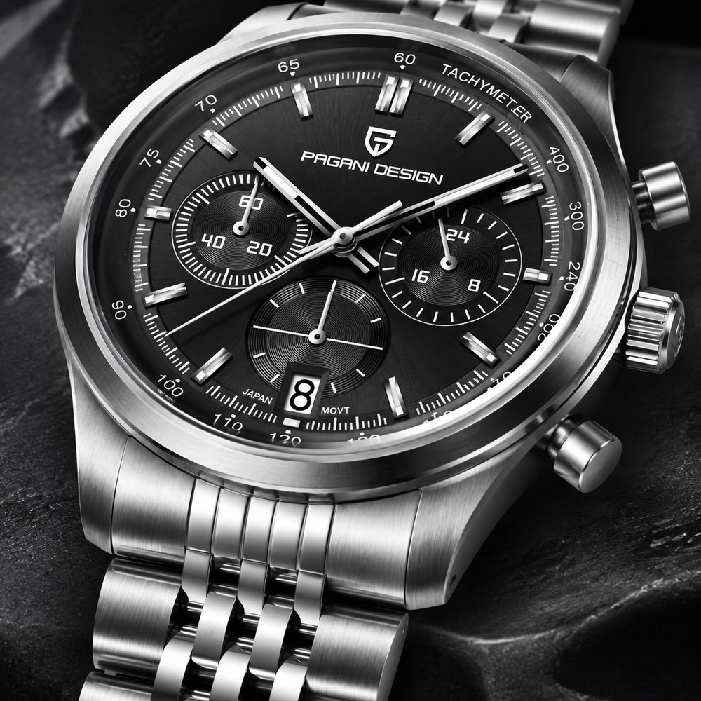 Anti-Magnetic Watch - PAGANI DESIGN Men Quartz Watch VK63