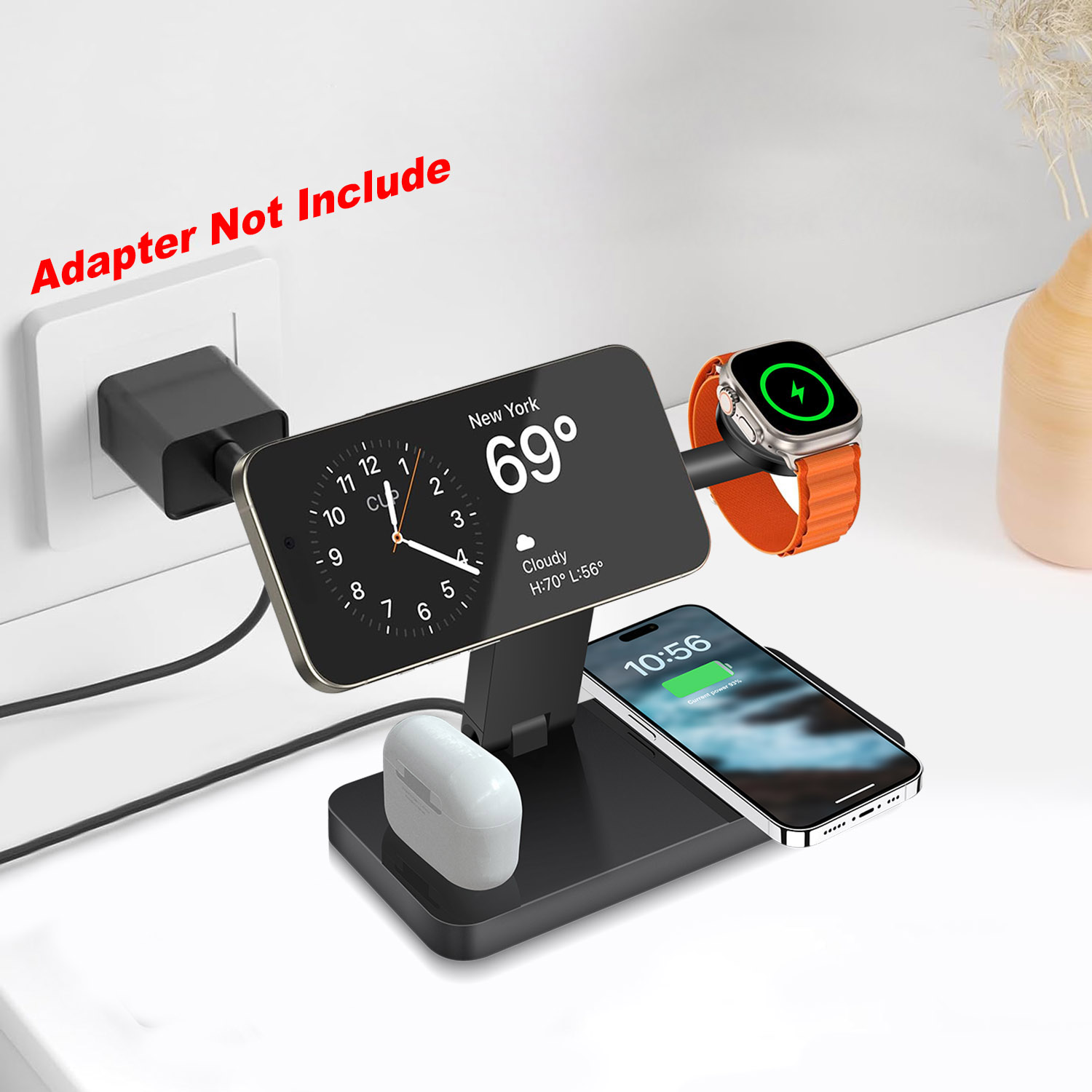 Smartwatch Apple Watch - 4 in 1 Magnetic Wireless Charger