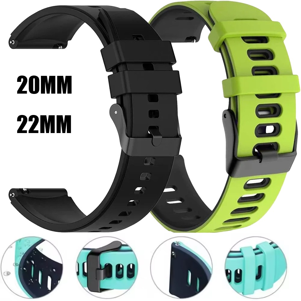 Watch S Realme - 22mm 20mm Silicone Band for Xiaomi
