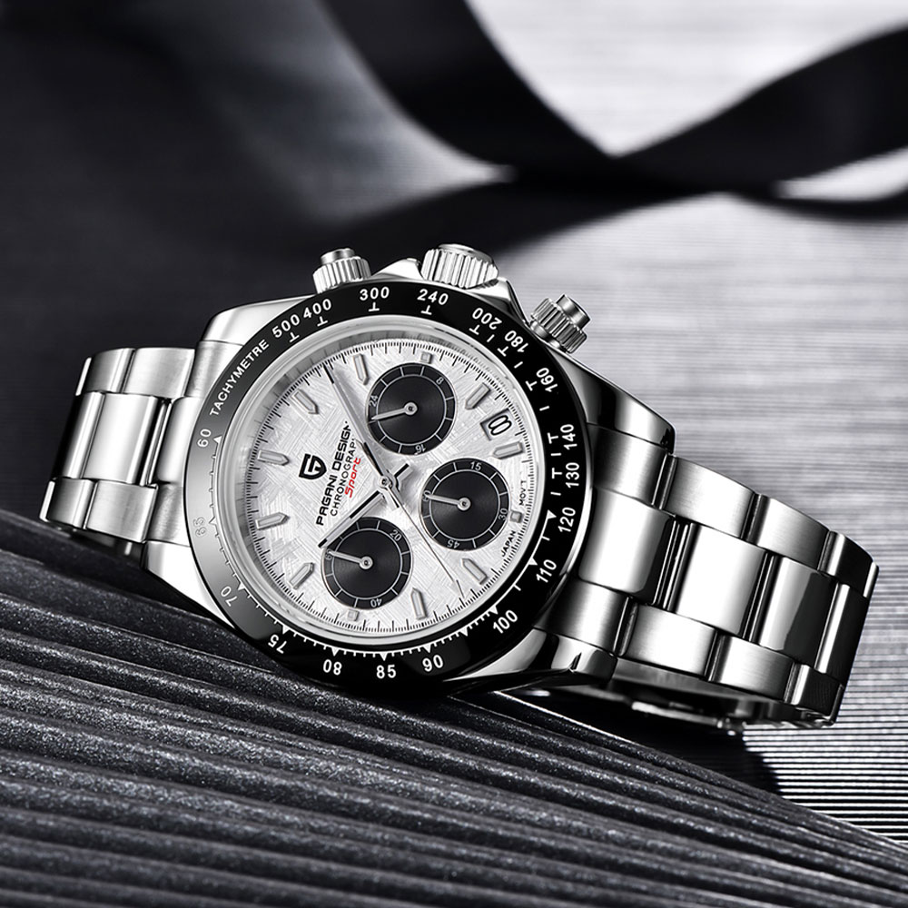 Anti-Magnetic Watch - PAGANI DESIGN 40mm New VK63 Chronograph