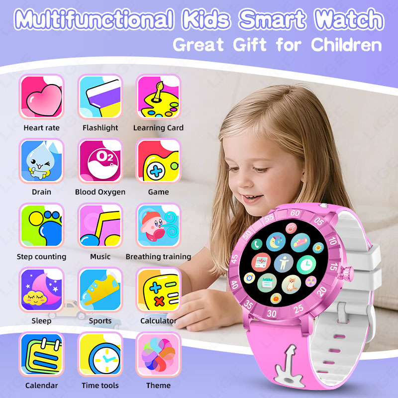 Smartwatch Watches Useful Gift For Boys - New Kids Smart Watch 2026 HRV