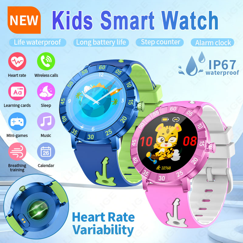 Smartwatch Watches Useful Gift For Boys - LIGE 2026 HRV Kids Smart Watch