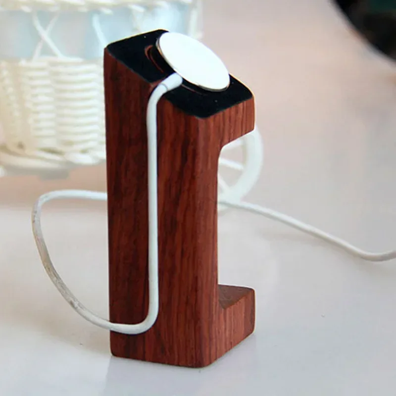 Wooden Apple Watch Charger Sta - Smartwatch Apple Watch 评论和价格
