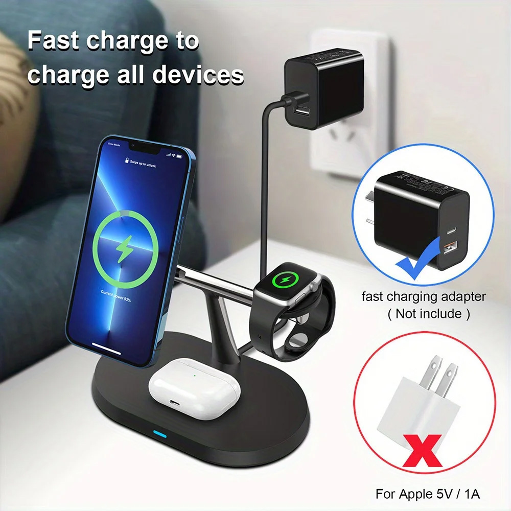 3 in 1 Magnetic Wireless Charg - Smartwatch Apple Watch 评论和价格