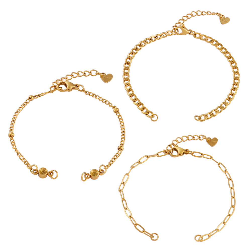 3pcs Stainless Steel Link Chai - Bracelet Link Remover 评论和价格