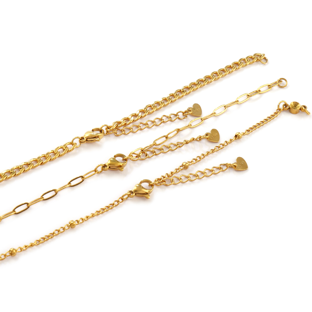 3pcs Stainless Steel Link Chai - Bracelet Link Remover 评论和价格