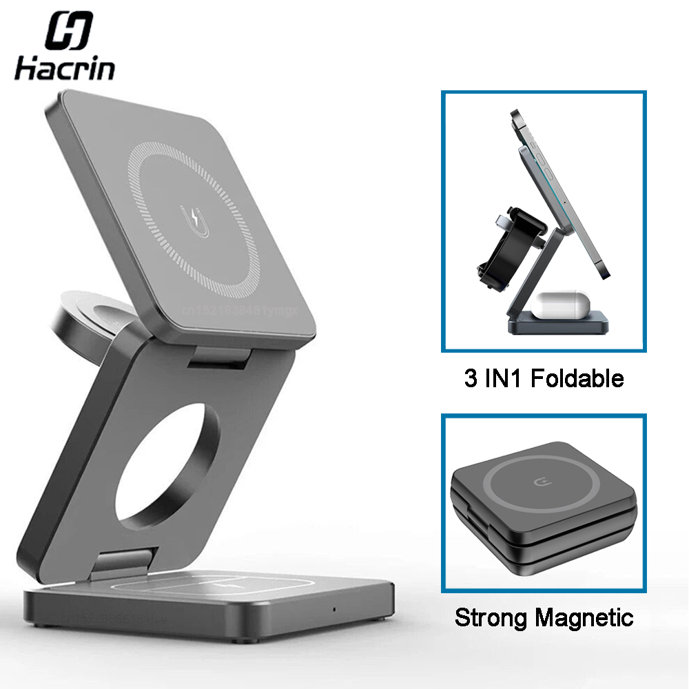 Wireless Charger 3 in 1 Foldab - Smartwatch Apple Watch 评论和价格