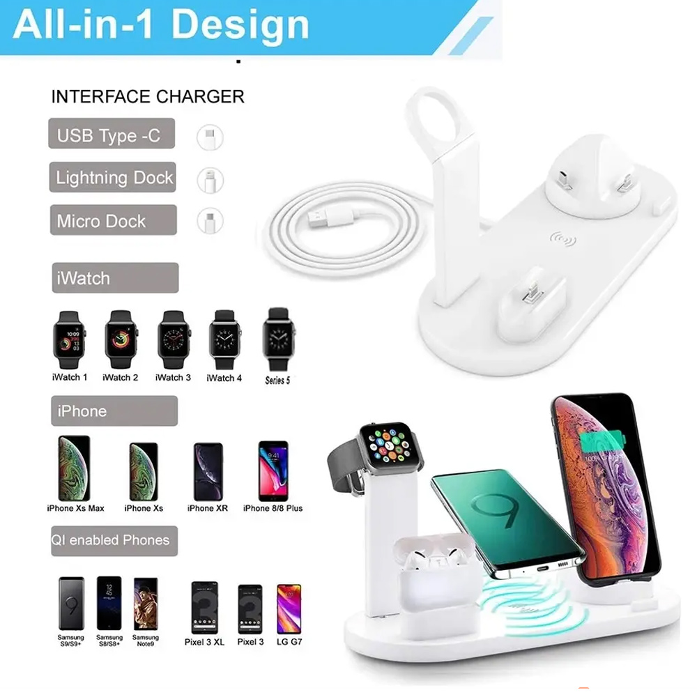 30W 7 in 1 Wireless Charger St - Smartwatch Apple Watch 评论和价格