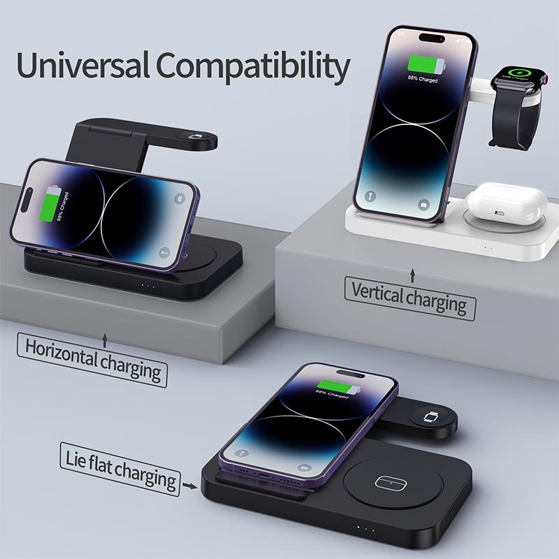 4 in 1 Foldable Wireless Charg - Smartwatch Apple Watch 评论和价格