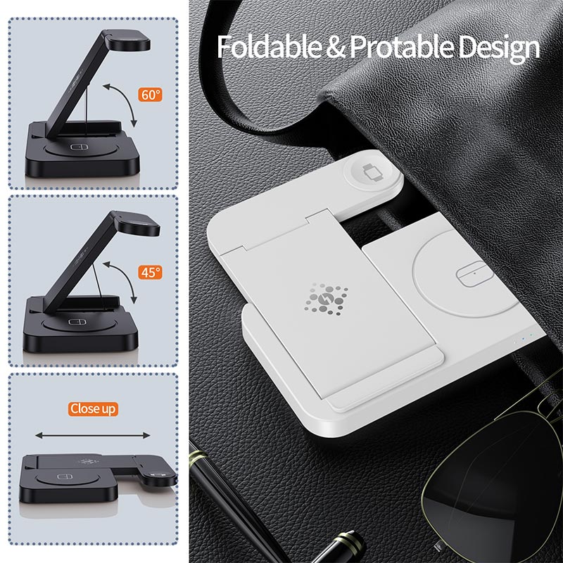 4 in 1 Foldable Wireless Charg - Smartwatch Apple Watch 评论和价格
