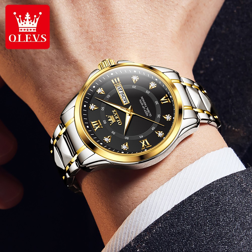 OLEVS Men's Watches Luxury Fas - Anti-Magnetic Watch 评论和价格