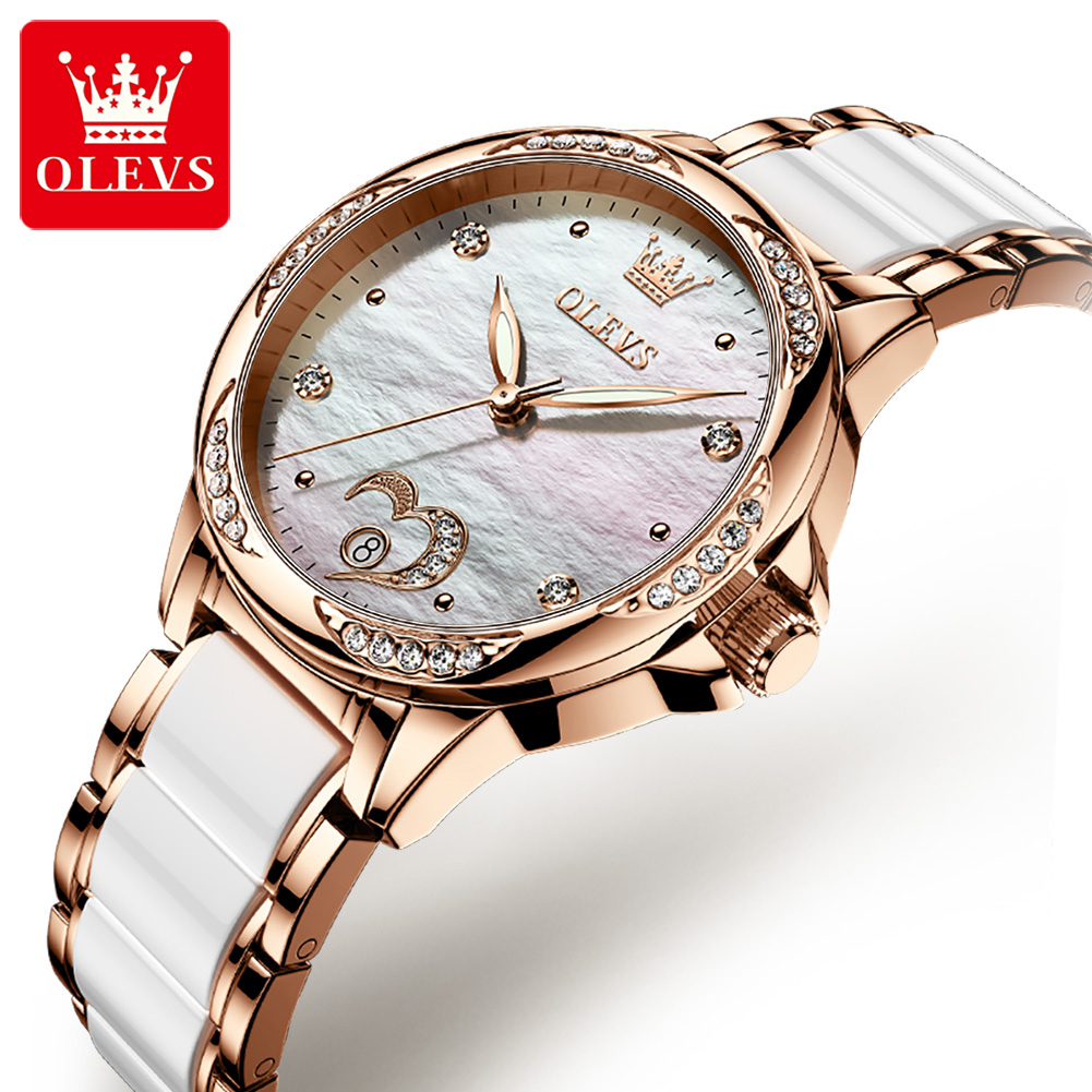 OLEVS 6631 Elegant Women's Wat - Anti-Magnetic Watch 评论和价格