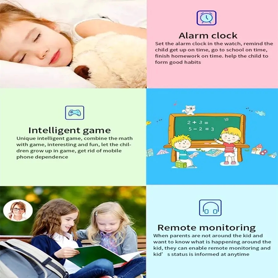2026 New 2G Sim Card Kids Smar - Smartwatch Watches Gift For Boys On Birthday 评论和价格