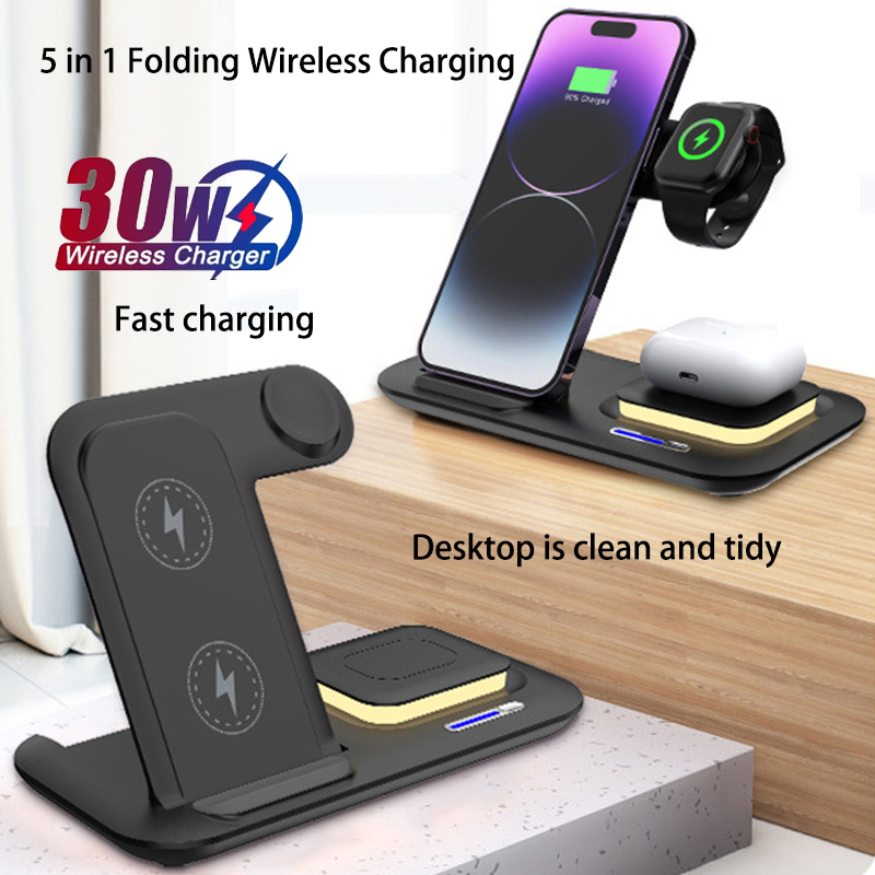 Hot 3 in 1 Foldable Wireless M - Smartwatch Apple Watch 评论和价格