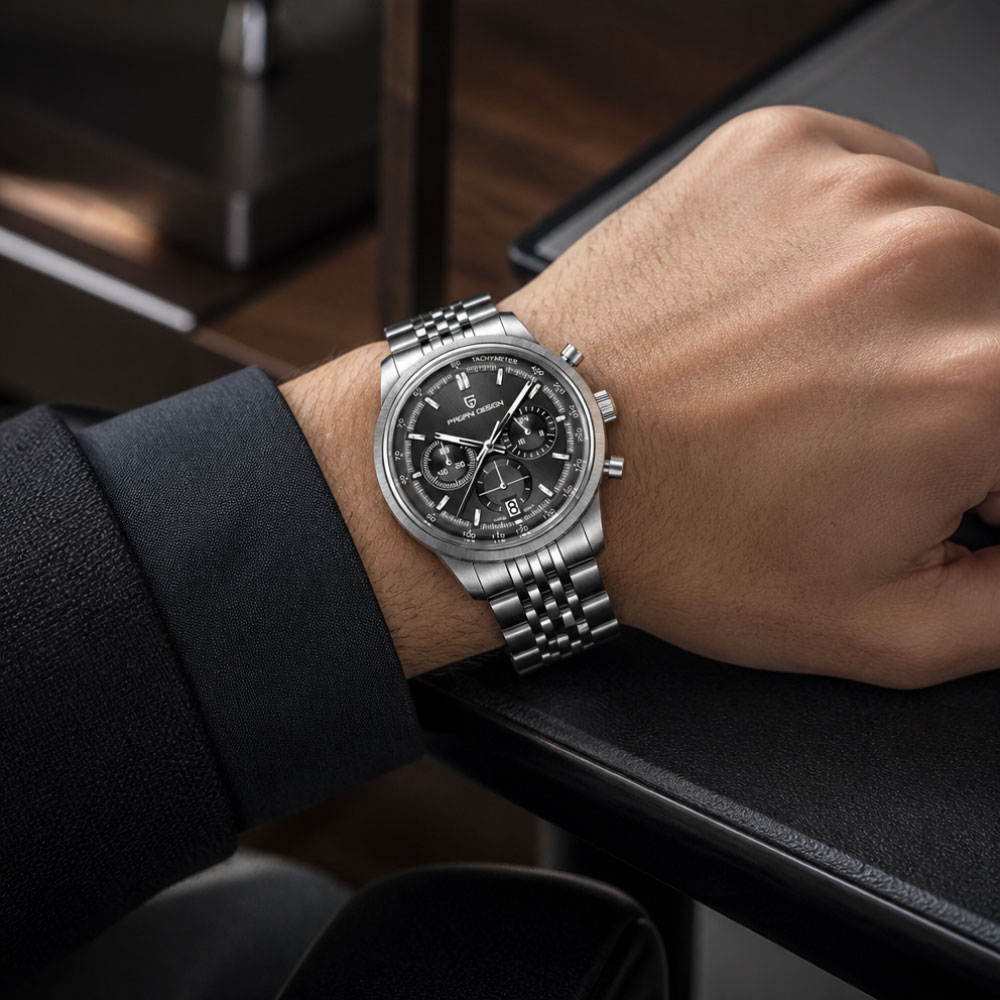 PAGANI DESIGN Men Quartz Watch - Anti-Magnetic Watch 评论和价格