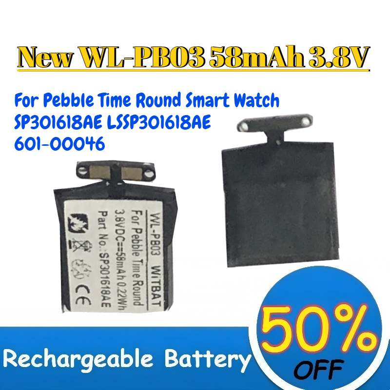 High-Quality New WL-PB03 58mAh - Smartwatch Pebble Watches 评论和价格