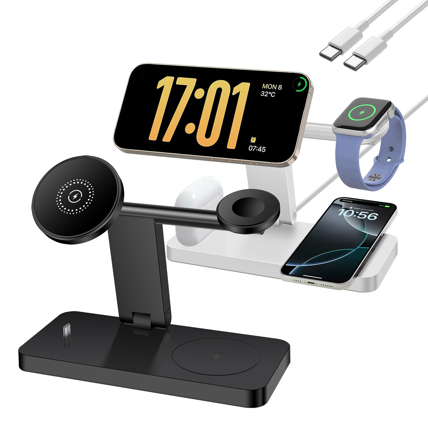 4 in 1 Magnetic Wireless Charg - Smartwatch Apple Watch 评论和价格