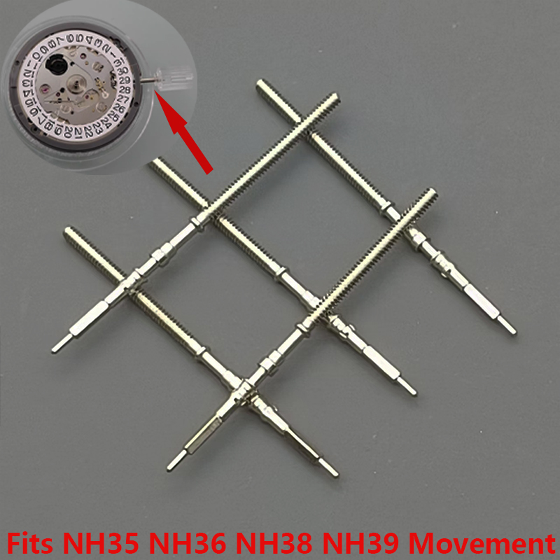 2/4PCS NH35 NH36 Movement Crow - Watch Crown Stem 评论和价格