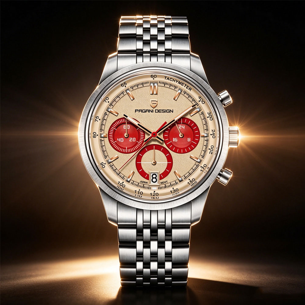 PAGANI DESIGN New Men Watch Lu - Anti-Magnetic Watch 评论和价格