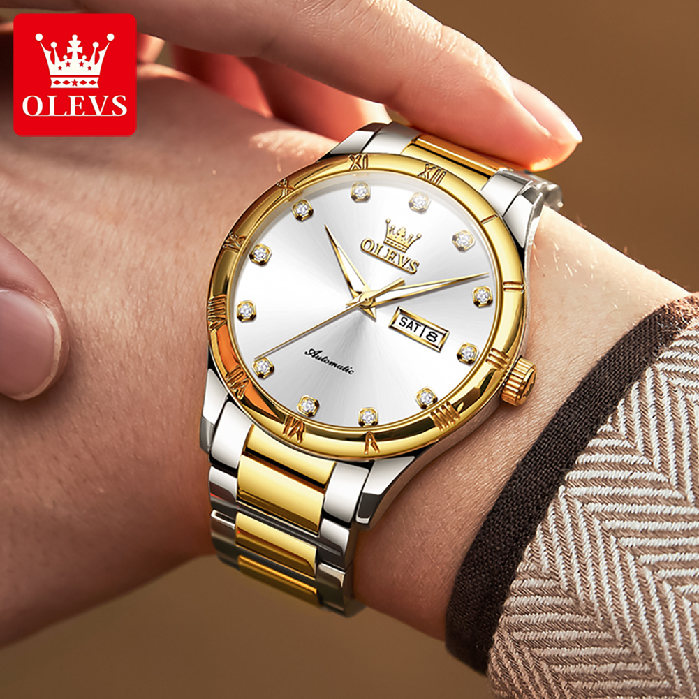 OLEVS Men's Watches Luxury Cas - Anti-Magnetic Watch 评论和价格