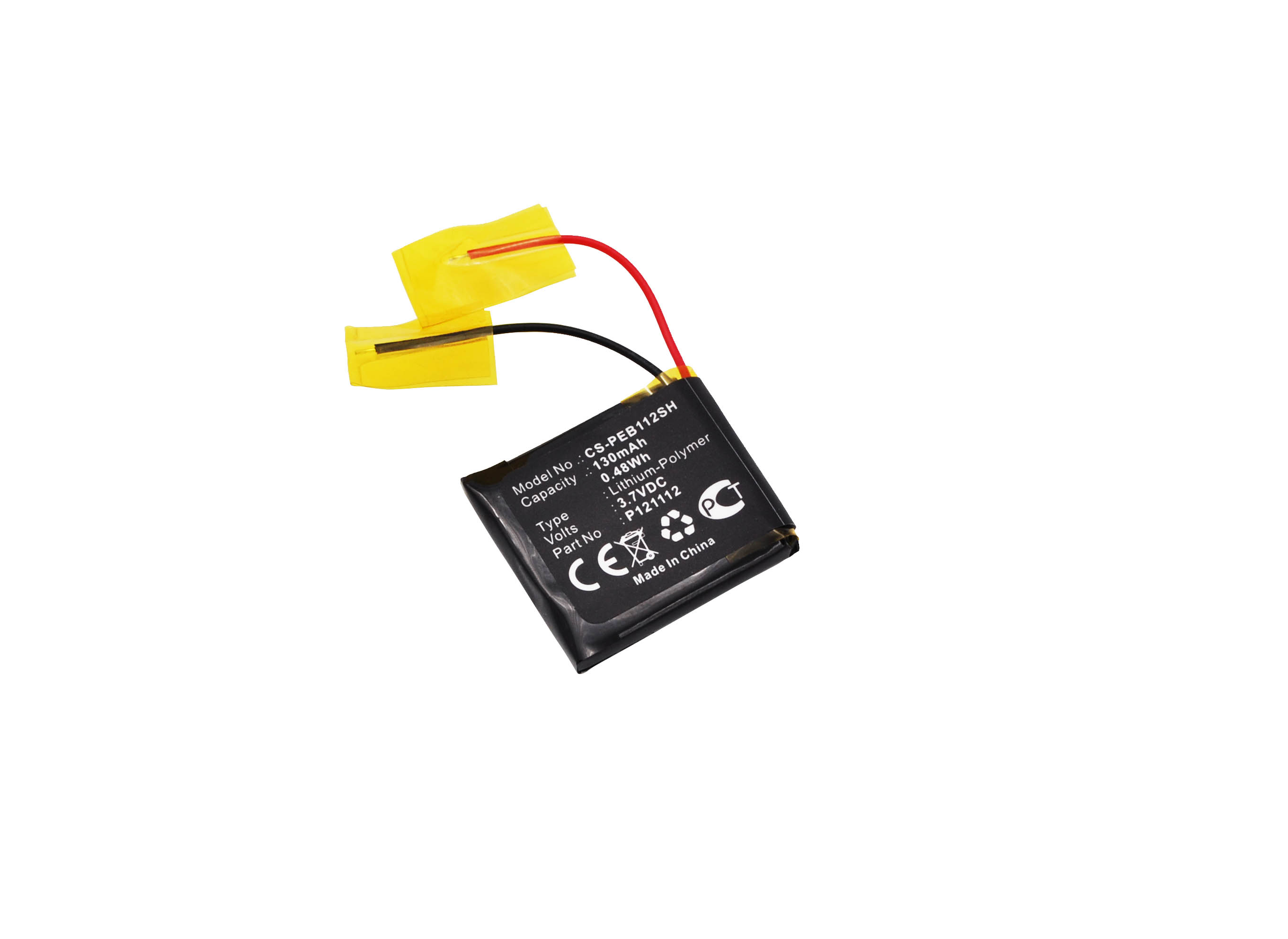 100% NEW  3.7V 130mAh PEB112SH - Smartwatch Pebble Watches 评论和价格