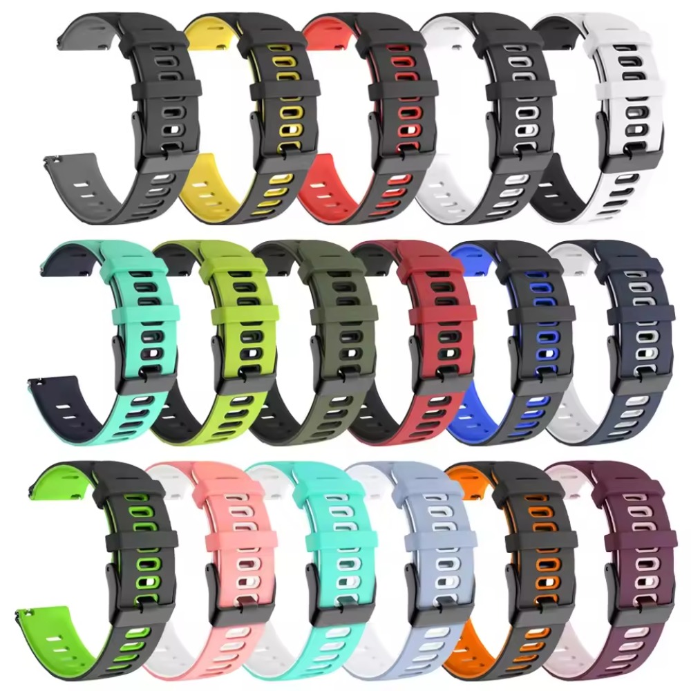 22mm 20mm Silicone Band for Xi - Watch S Realme 评论和价格