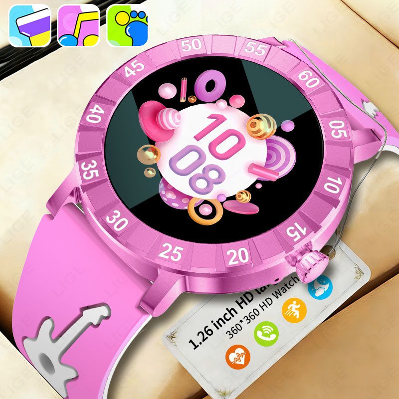 LIGE Girls Smart Watch SOS Chi - Smartwatch Watches Useful Gift For Boys 评论和价格