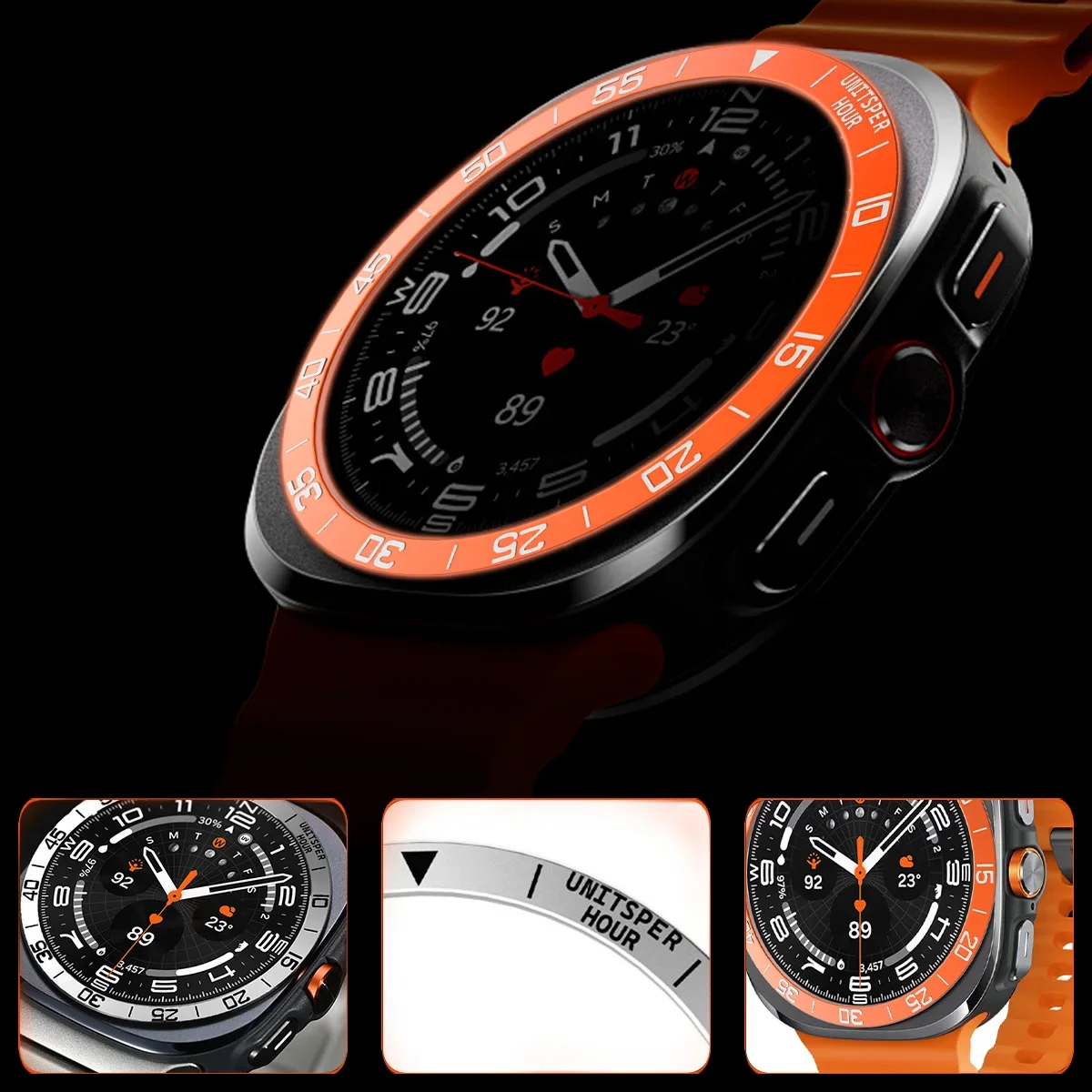 Metal Cover Bezel Ring Case Fo - Watch Smartwatch Android 评论和价格
