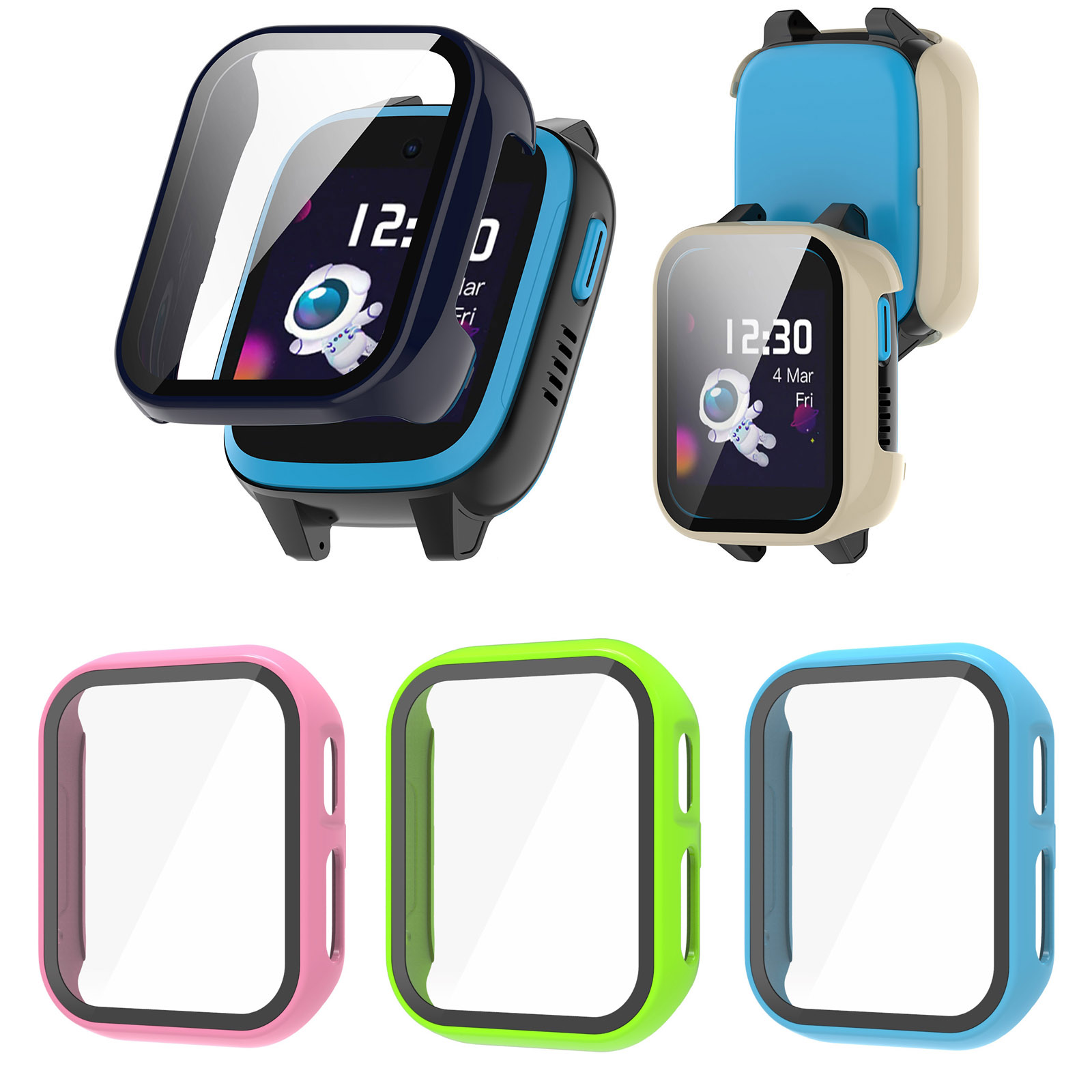 Hard Edge Shell Glass Screen P - Smartwatch Watches For Children 评论和价格