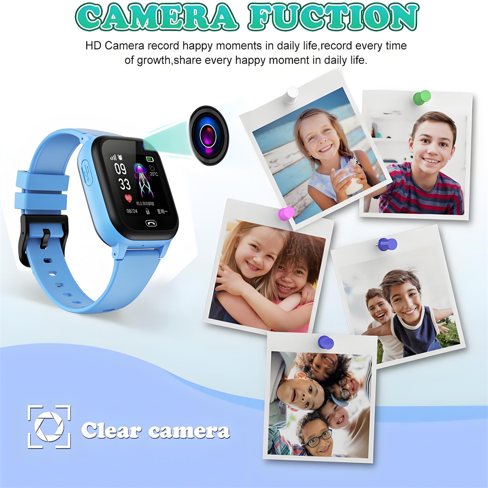 Kids Smart Watch GPS Tracker L - Smartwatch Watches Birthday Gift For Boys With Gps 评论和价格