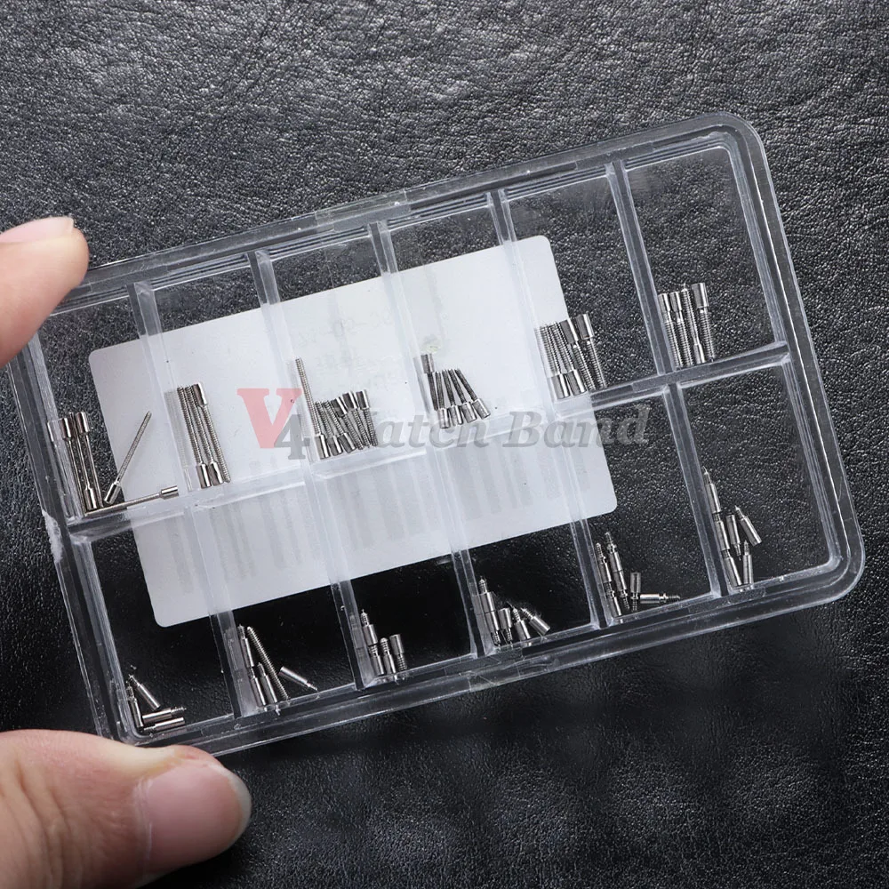 1 Box Watch Winding Stem Exten - Watch Crown Stem 评论和价格