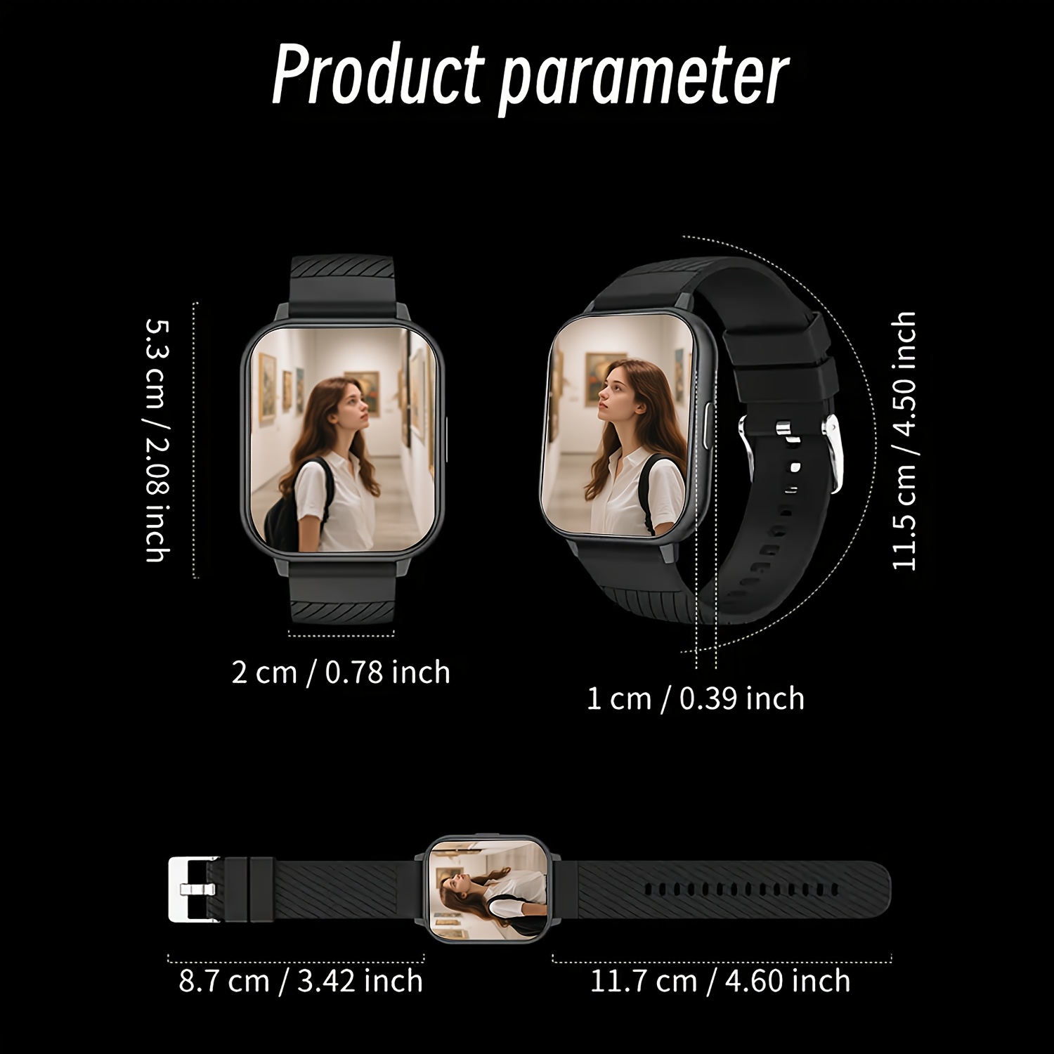 Sports Smart Watch, 1.83inch F - Smartwatch Watches Birthday Gift For Men 评论和价格