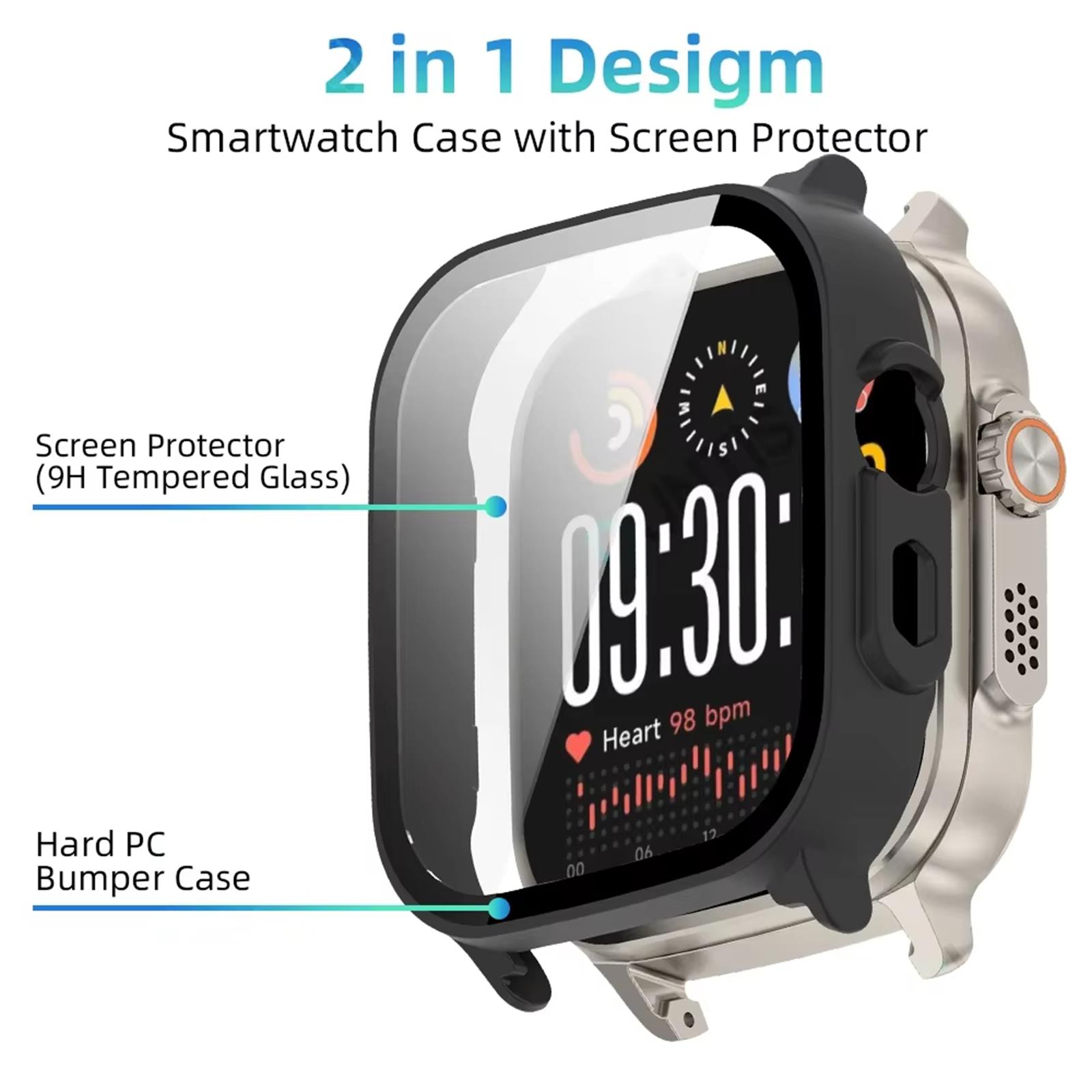 PC Case +Tempered Glass for Re - Watch S Realme 评论和价格