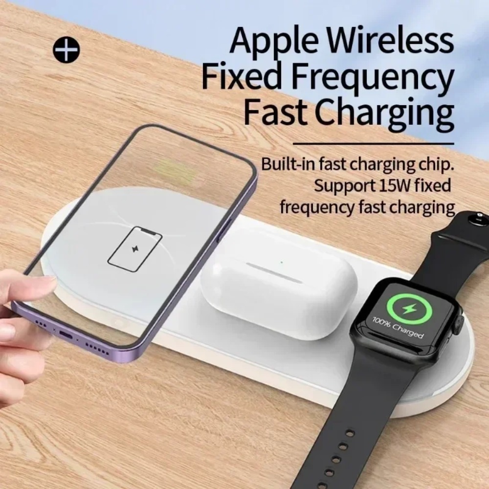 3-in-1 Wireless Charging Pad F - Smartwatch Apple Watch 评论和价格