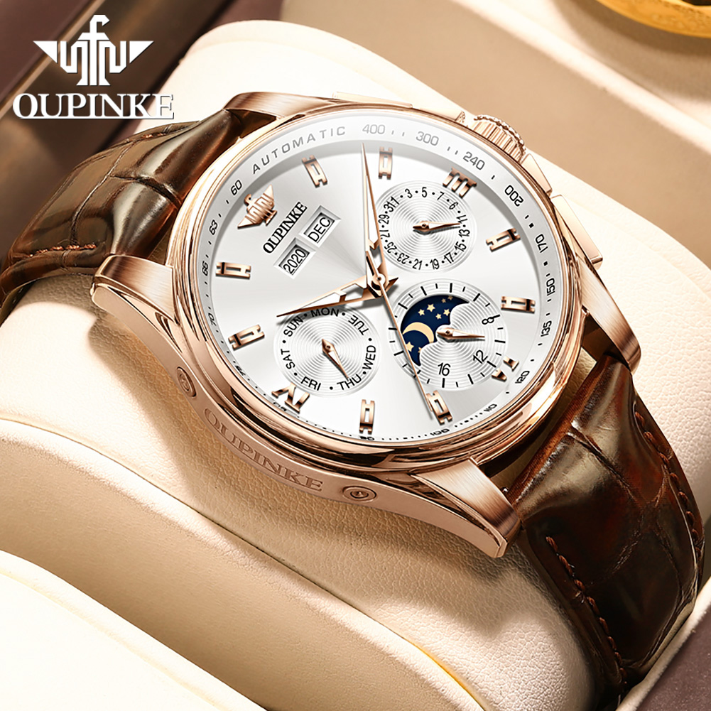 OUPINKE Men's Watches Casual T - Anti-Magnetic Watch 评论和价格