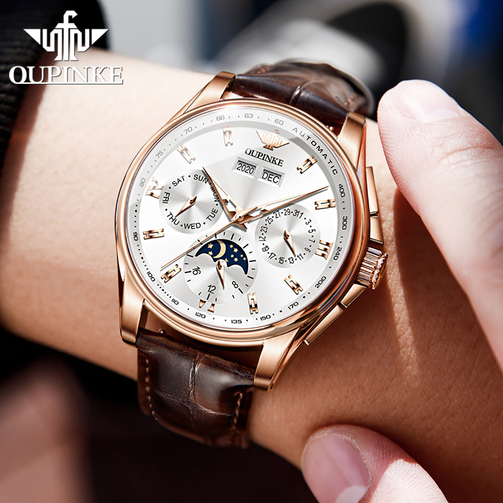 OUPINKE Men's Watches Casual T - Anti-Magnetic Watch 评论和价格