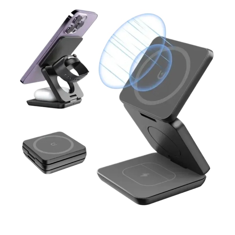 3 in 1 Foldable Magnetic Wirel - Smartwatch Apple Watch 评论和价格