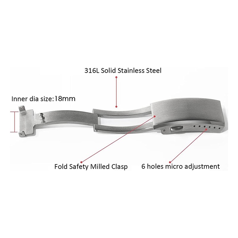 Watch Buckle Fold Safety Clasp - Watches Original 评论和价格