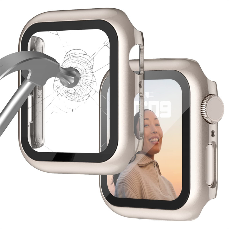 Tempered Glass+ cover For Appl - Smartwatch Apple Watch 评论和价格