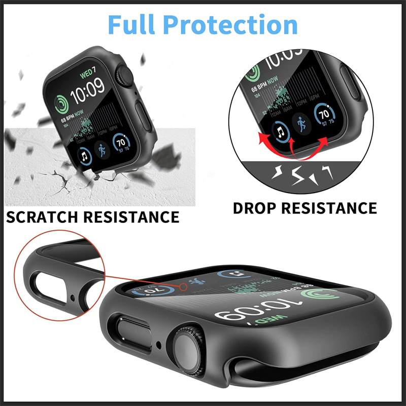 Tempered Glass+ cover For Appl - Smartwatch Apple Watch 评论和价格