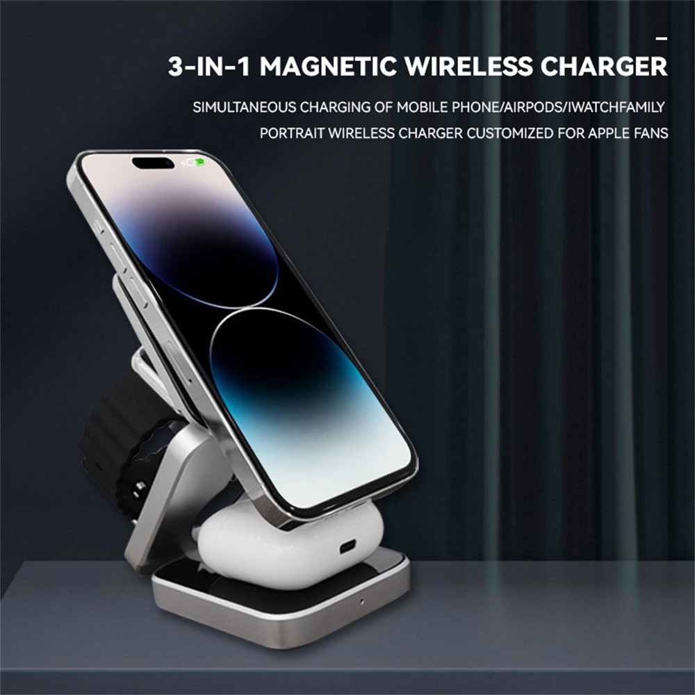 Foldable Magnetic Wireless Cha - Smartwatch Apple Watch 评论和价格