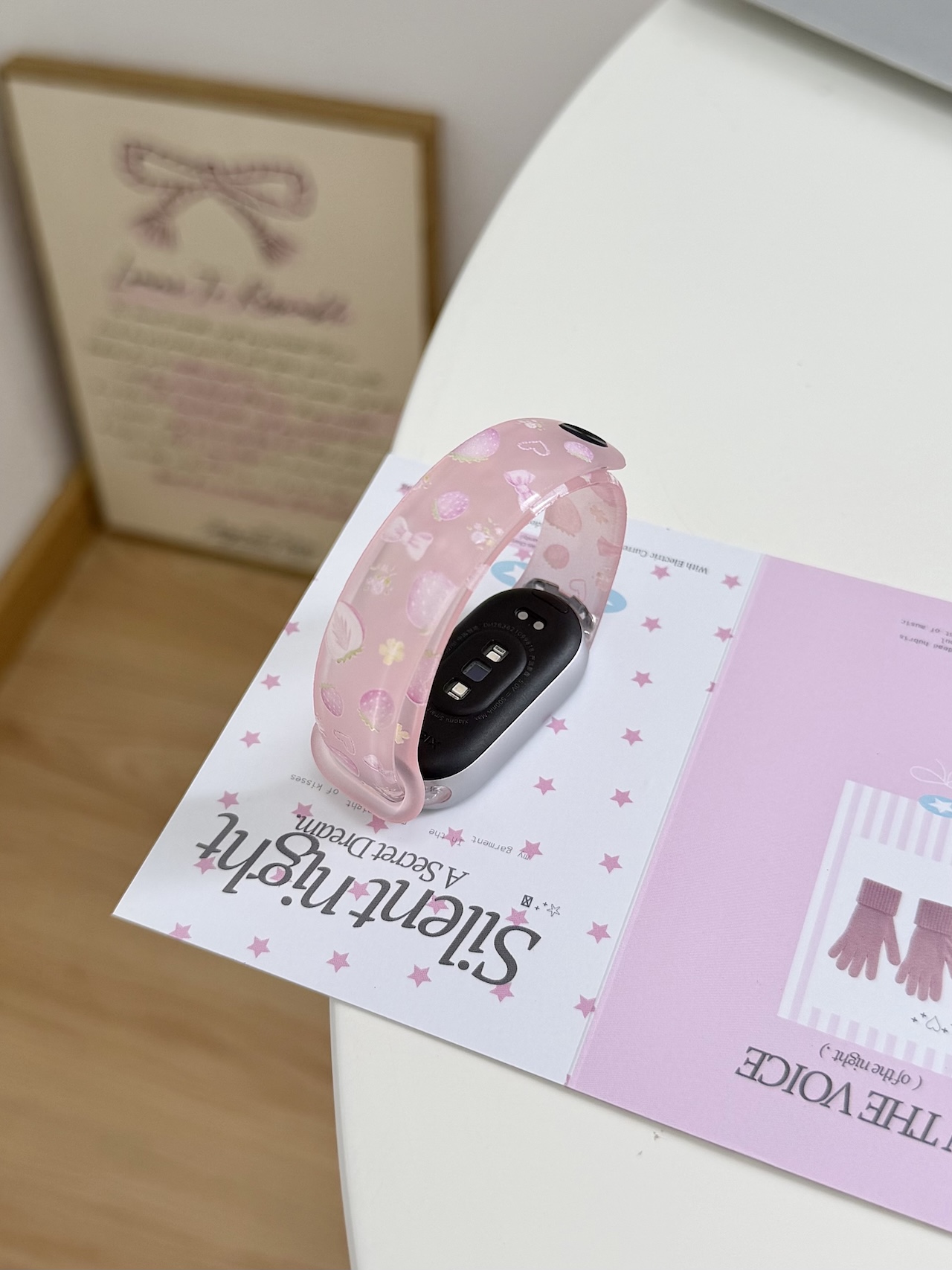 Super Cute Strawberry Bow Prin - Watch Smartwatch Android 评论和价格