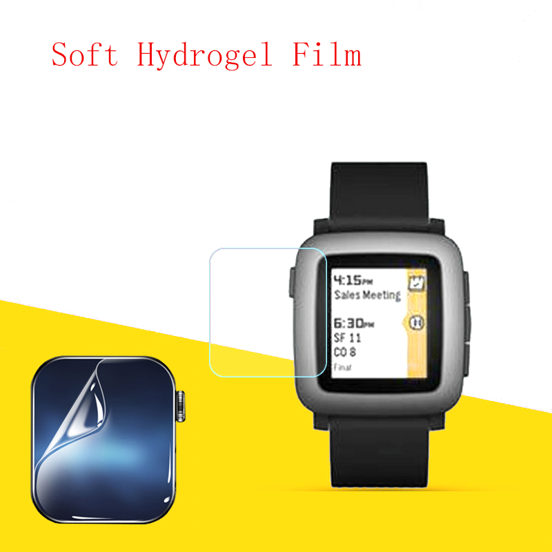 Soft Hydrogel Film Clear HD Tr - Smartwatch Pebble Watches 评论和价格