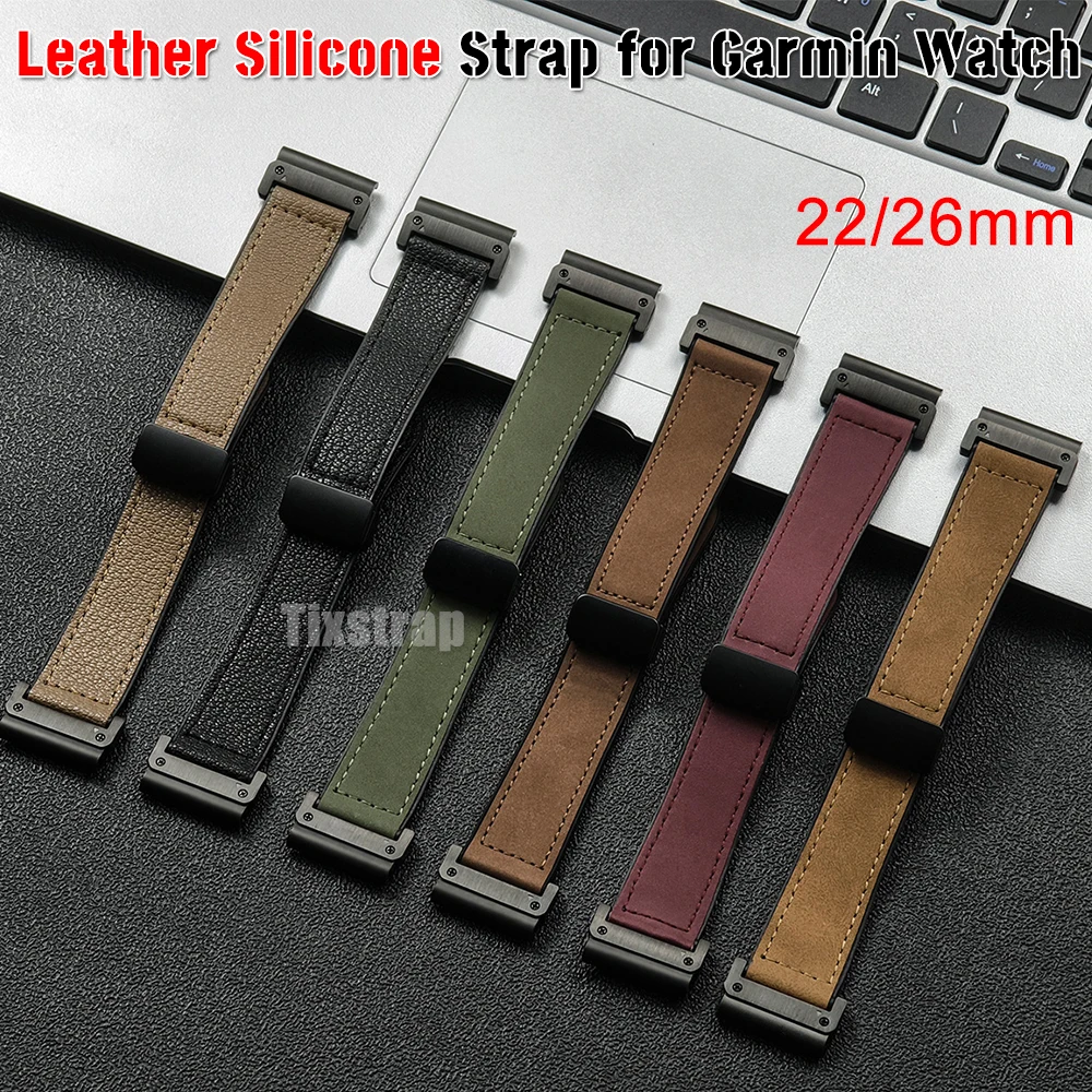 Leather Silicone Watch Band Fo - Watch Smartwatch Android 评论和价格