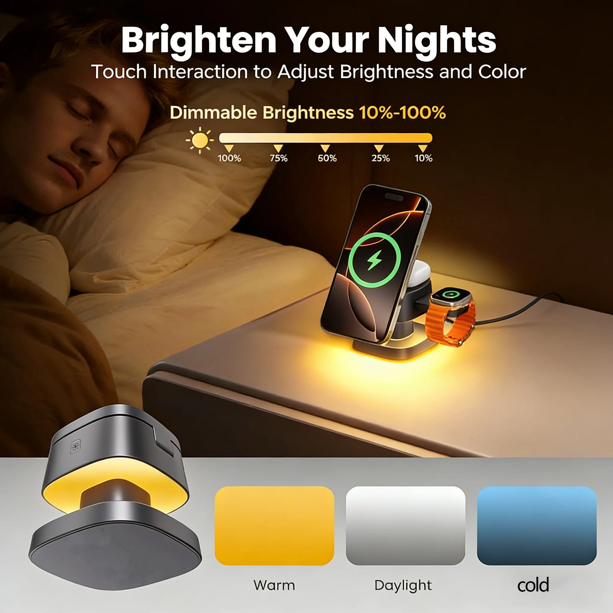 TIMESS Night Light Mashroom Wi - Smartwatch Apple Watch 评论和价格