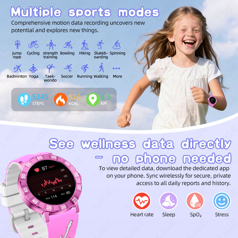 New Kids Smart Watch 2026 HRV  - Smartwatch Watches Useful Gift For Boys 评论和价格